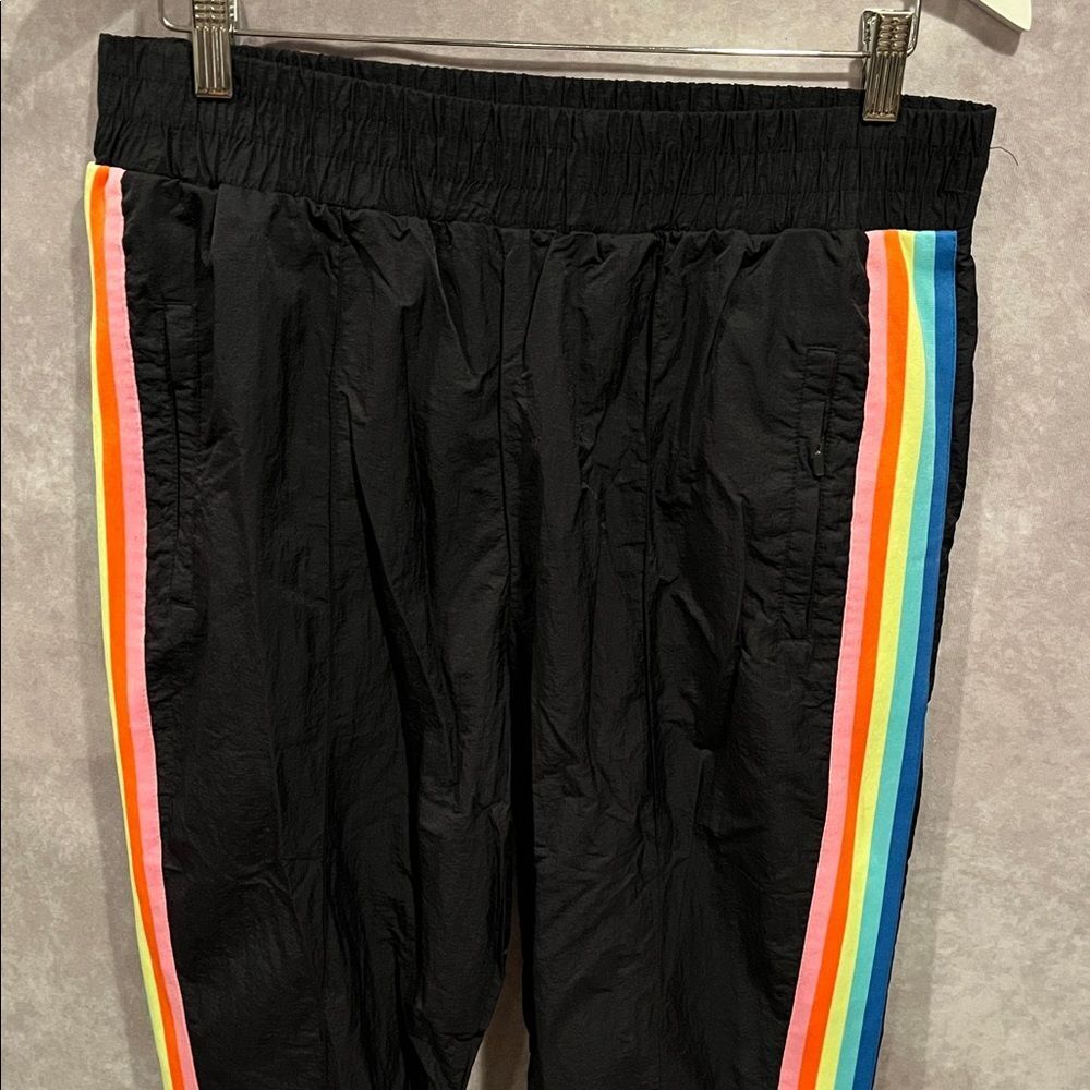 Fabletics Rainbow Stripe Carol Track Pant Joggers size XL - Picture 4 of 8